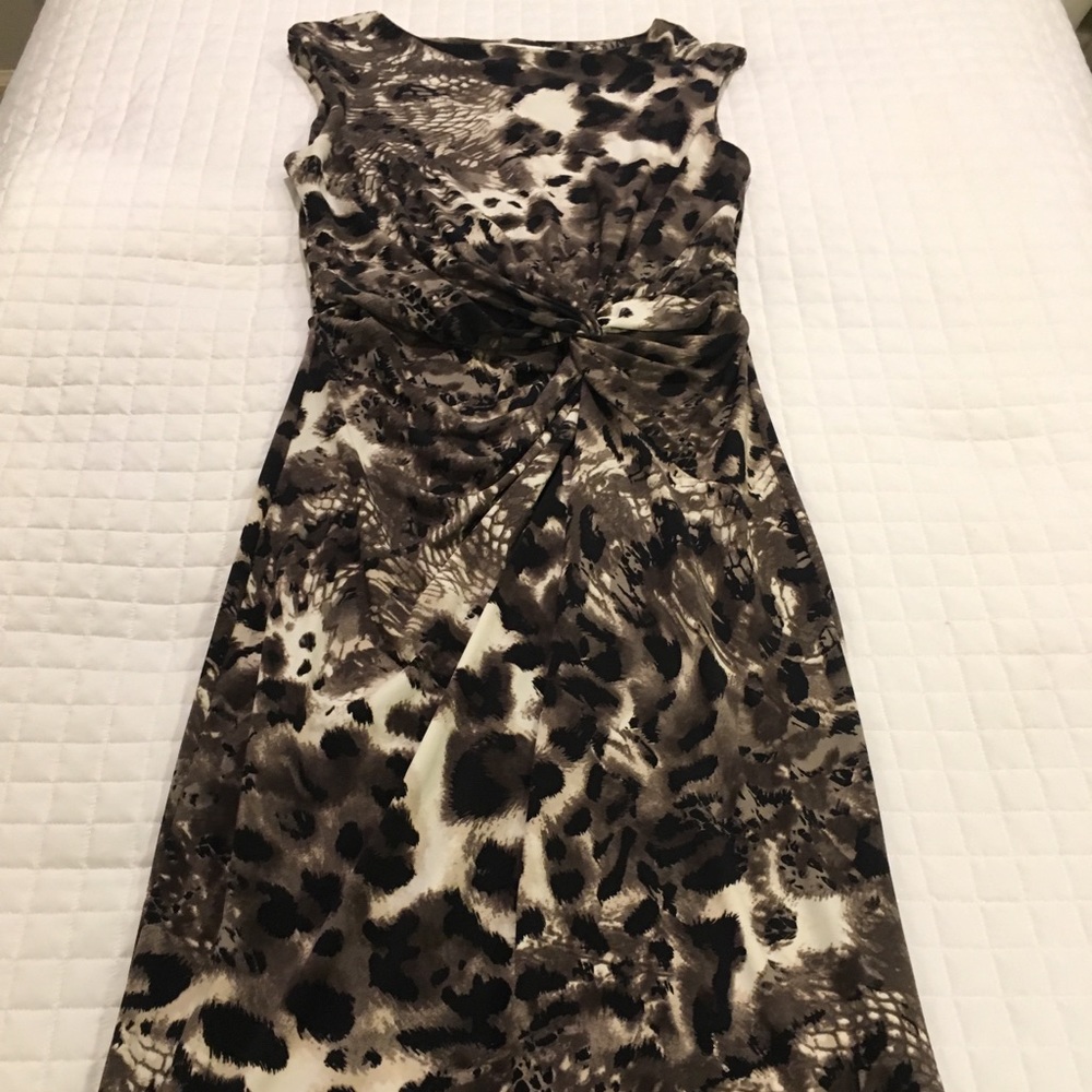 Sleeveless XS Kenneth Cole Animal Print Dress